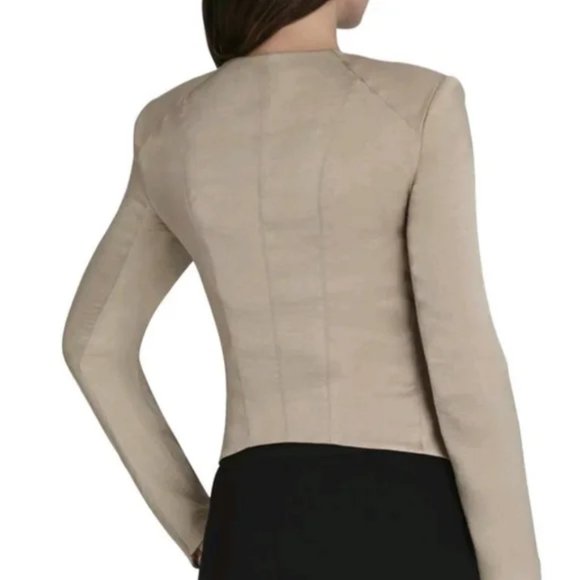 BCBG Maxazria Flora Blue jacket blazer Medium - Picture 2 of 8